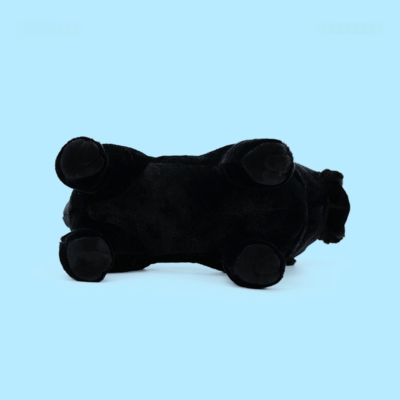 Realistic Black Pug Puppy Plush โ photo 2