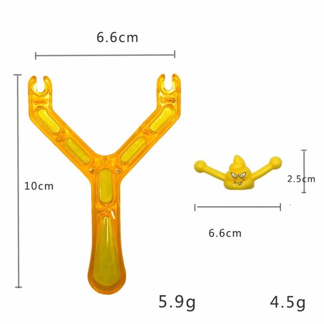 Yellow Poop Emoji Slingshot Flyer Set