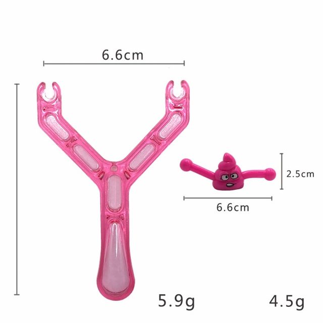 Pink Slingshot & Poop Emoji Flyer Set