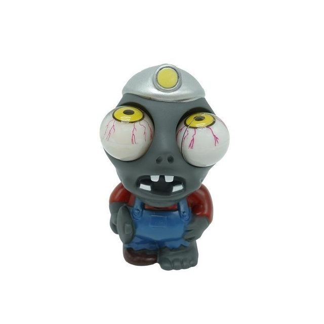 Pop-Eye Zombie Miner Squeeze Toy