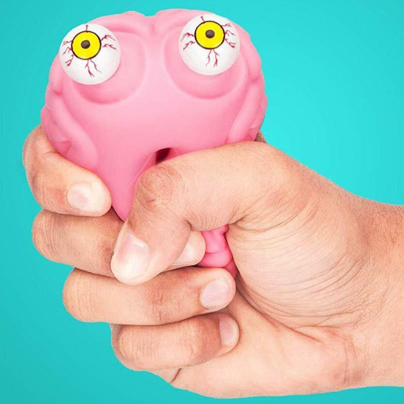 Bug-Eye Brain Squeeze Ball โ photo 2