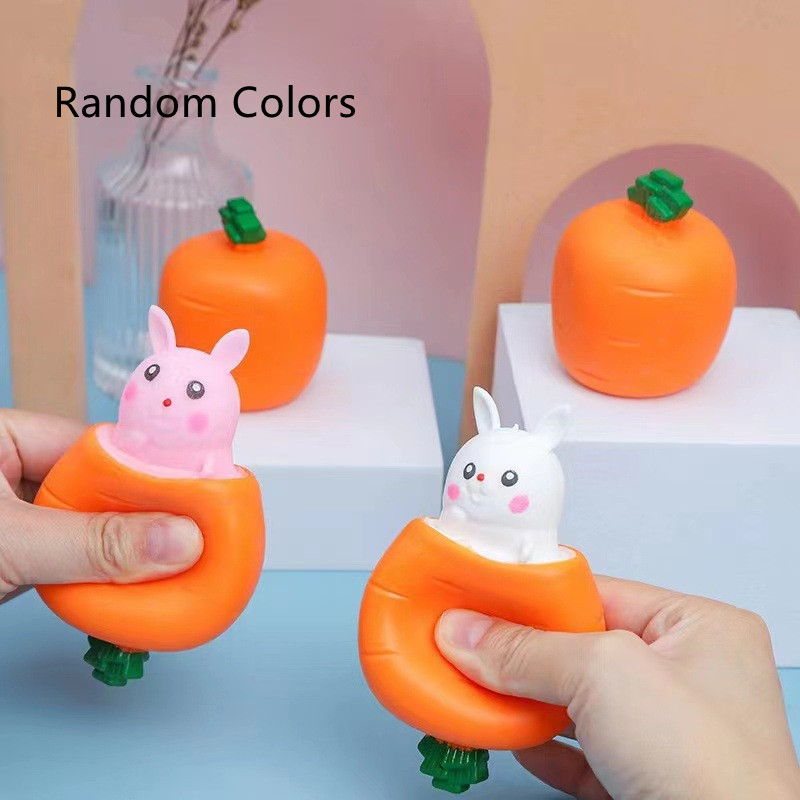 Pop-Out Carrot Bunny Squishy — photo 5
