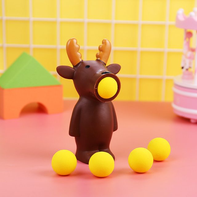 Reindeer Foam Ball Popper Squeeze Toy