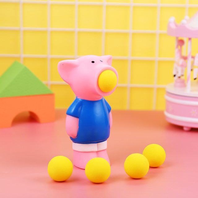 Piggy Foam Ball Popper Squeeze Toy