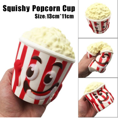 Smiley Popcorn Tub Squishy