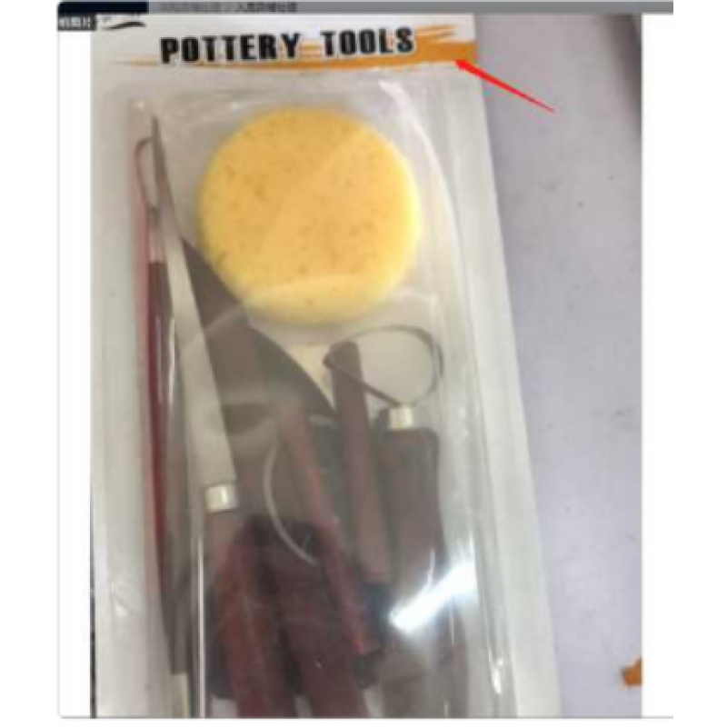 Pottery Sculpting Tool Set with Sponge