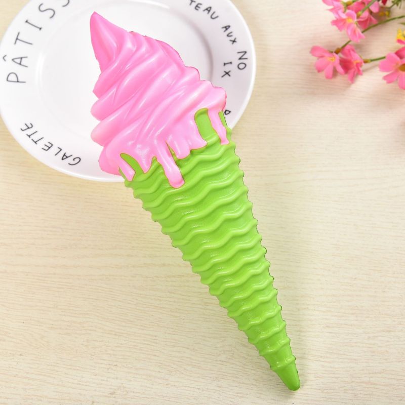 Rainbow Soft-Serve Ice Cream Cone Squishy โ photo 3