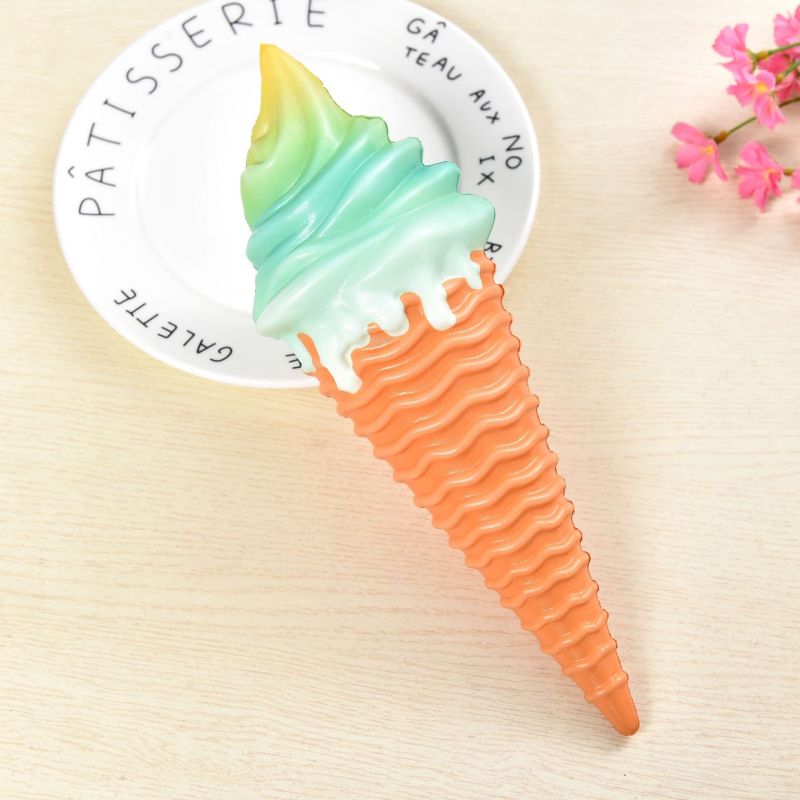 Rainbow Soft-Serve Ice Cream Cone Squishy โ photo 4