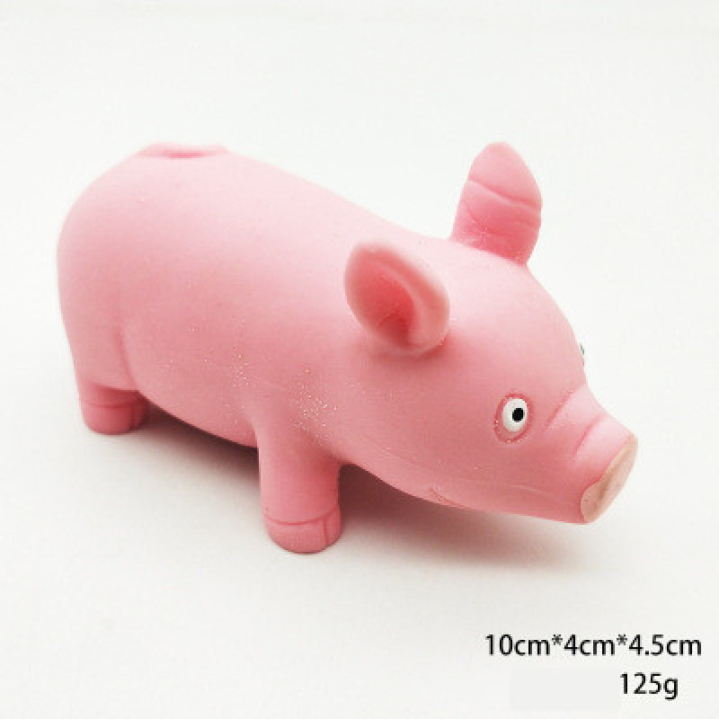 Stretchy Pink Pig Squeeze Toy