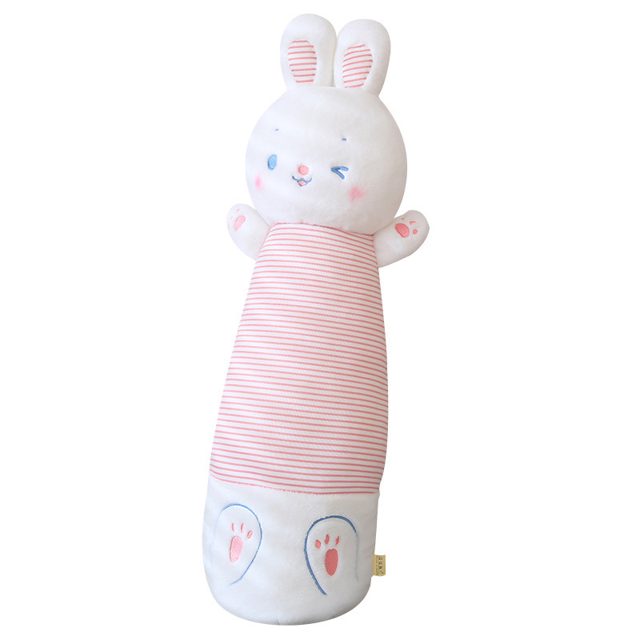 Sleepy Bunny Bolster Snuggle Pillow