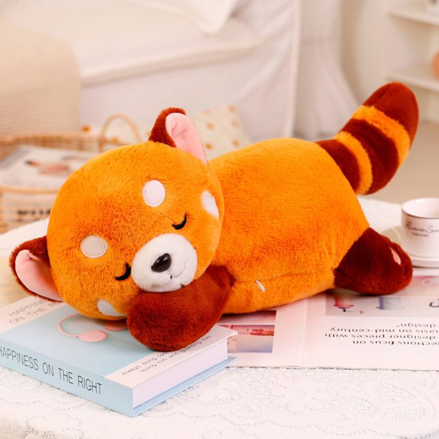 Sleepy Red Panda Cuddle Pillow Plush 35cm — photo 4