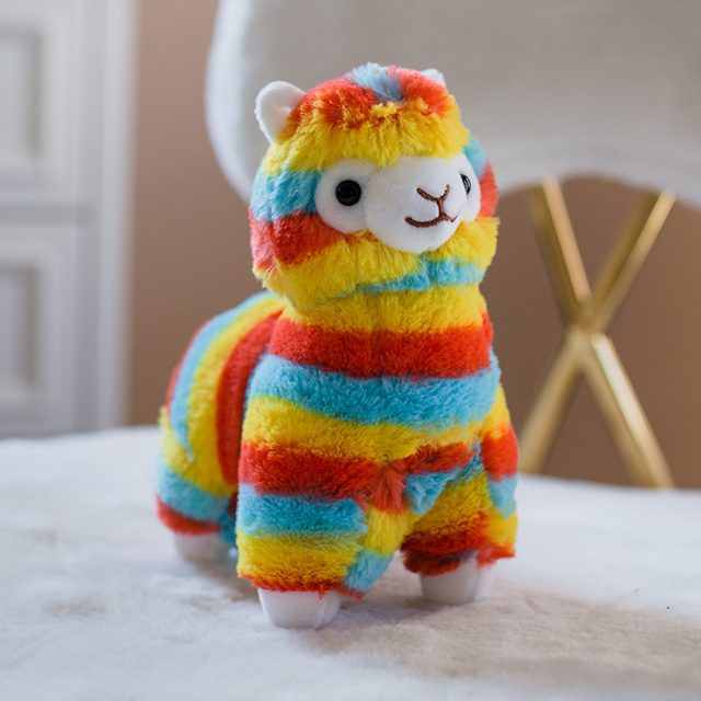 Pastel Rainbow Alpaca Plush โ photo 4