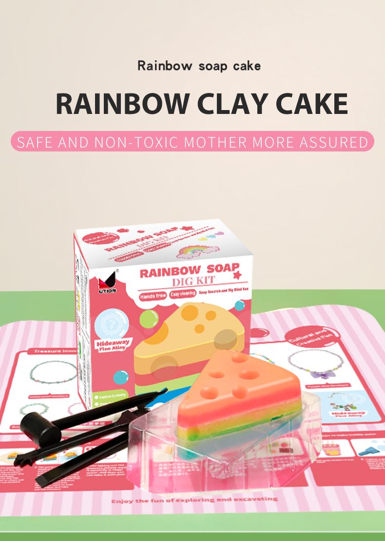 Rainbow Clay Cake Modeling Set โ photo 4