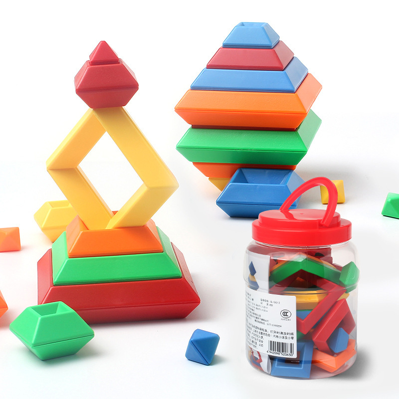 Rainbow Tower Ring Wooden Stacking Toy