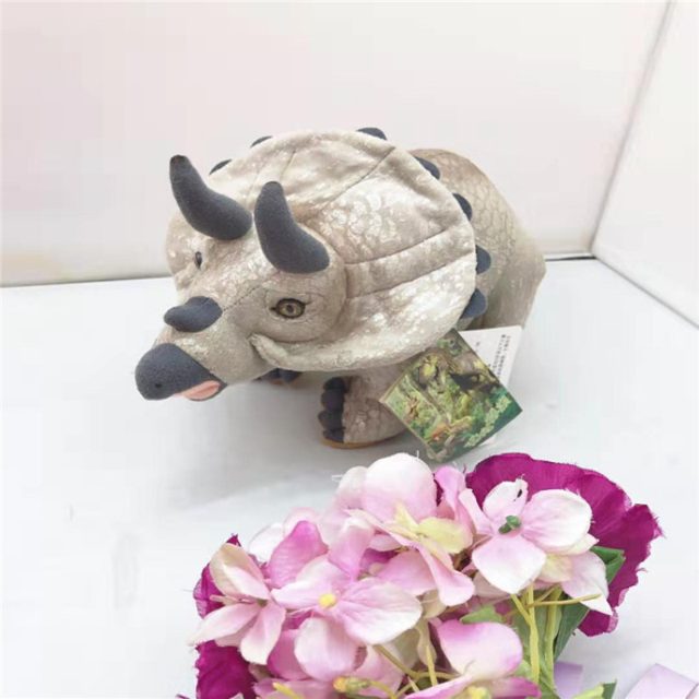 Realistic Triceratops Plush