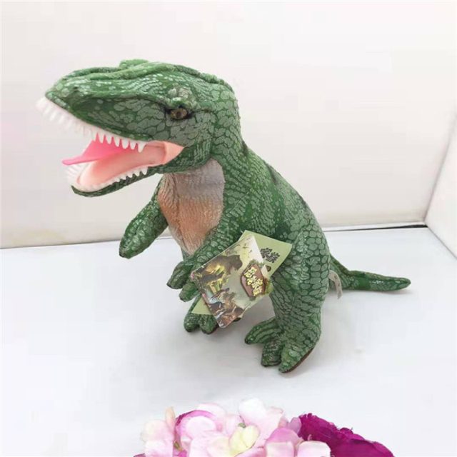Realistic Emerald T-Rex Plush
