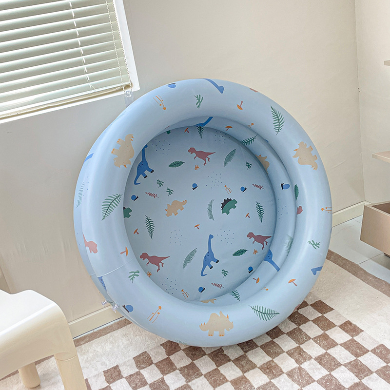 Retro Green Striped Inflatable Kiddie Pool โ photo 3