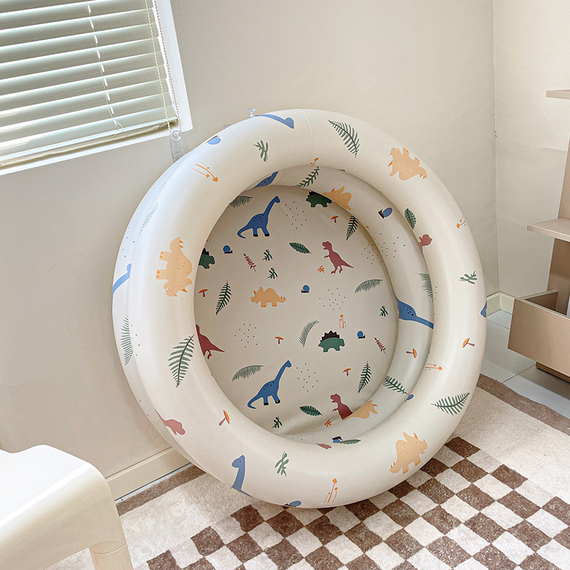 Retro Green Striped Inflatable Kiddie Pool โ photo 4