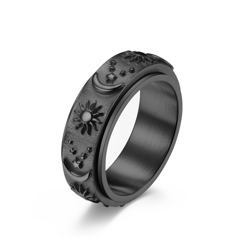 Sun & Moon Spinner Anxiety Ring โ photo 2