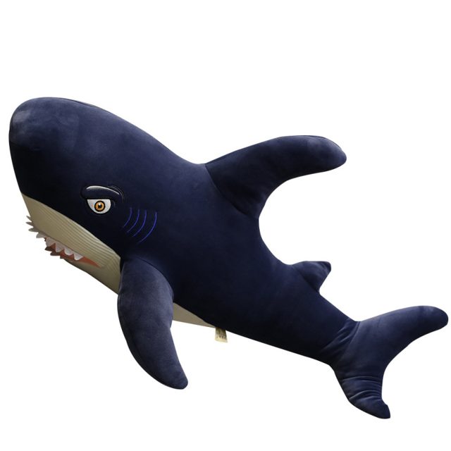 Navy Sawtooth Shark Plush, 45cm โ photo 3