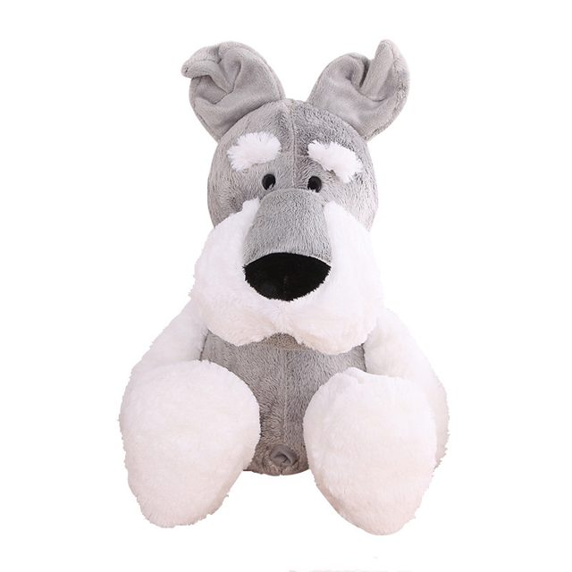 Scruffy the Sitting Schnauzer Plushie