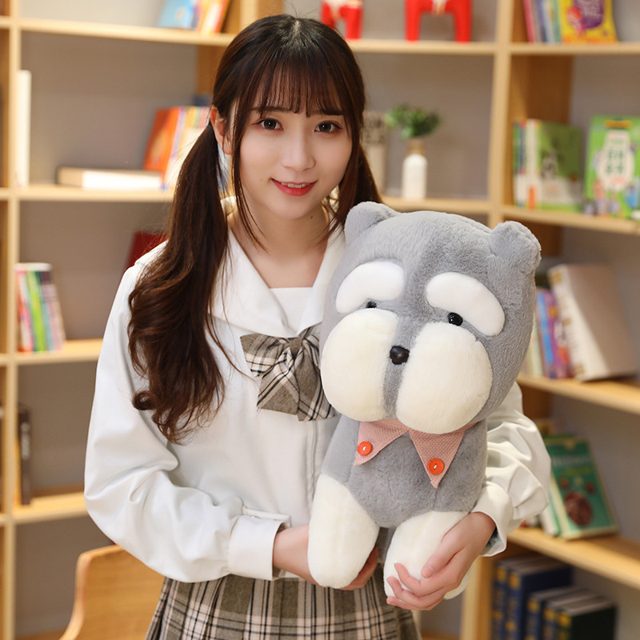 Schnauzer Puppy Plush With Pink Collar, 35cm โ photo 2