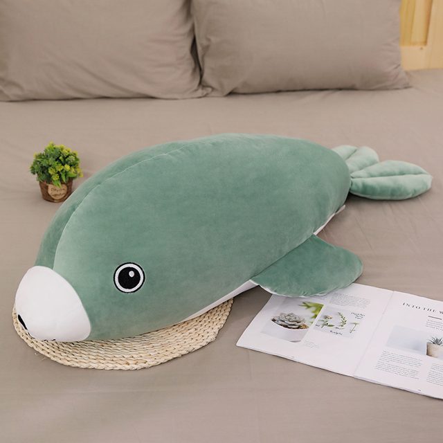 Green Dolphin Body Pillow Plush 80cm โ photo 4