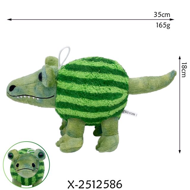 Watermelon Crocodile Plush