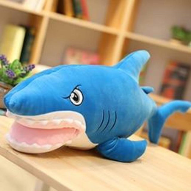 Cheeky Grey Shark Pillow Plush (120cm) — photo 4
