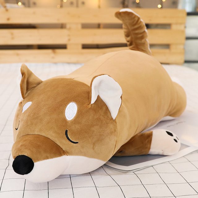 Sleepy Shiba Inu Cuddle Pillow Plush โ photo 2