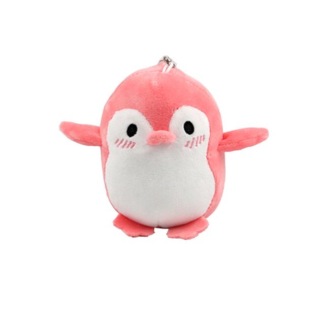 Blushing Pink Penguin Keychain Plush โ photo 2