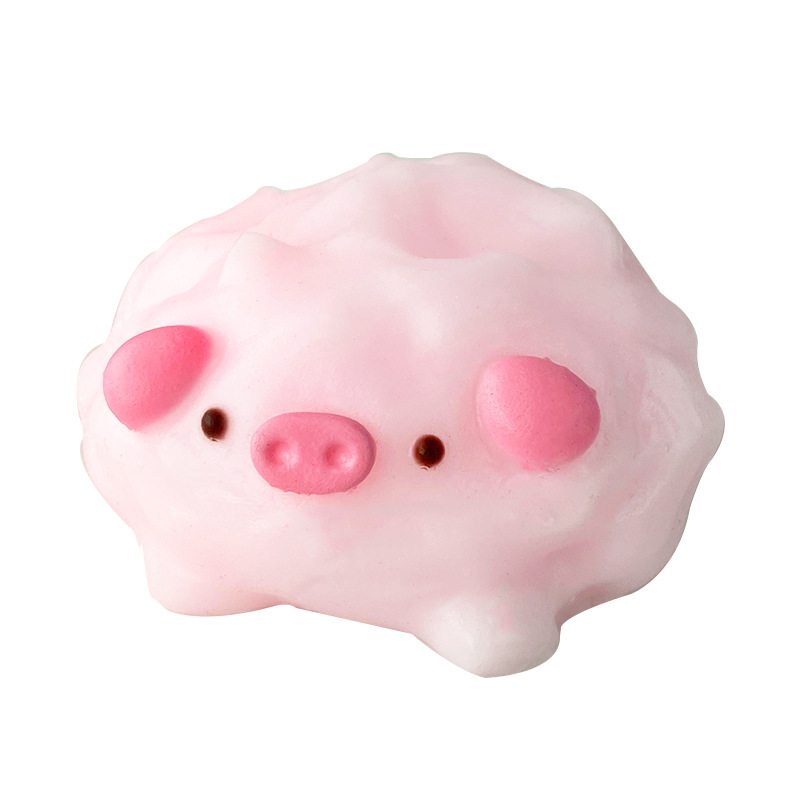 Bubbly Pink Piggy Squeeze Ball