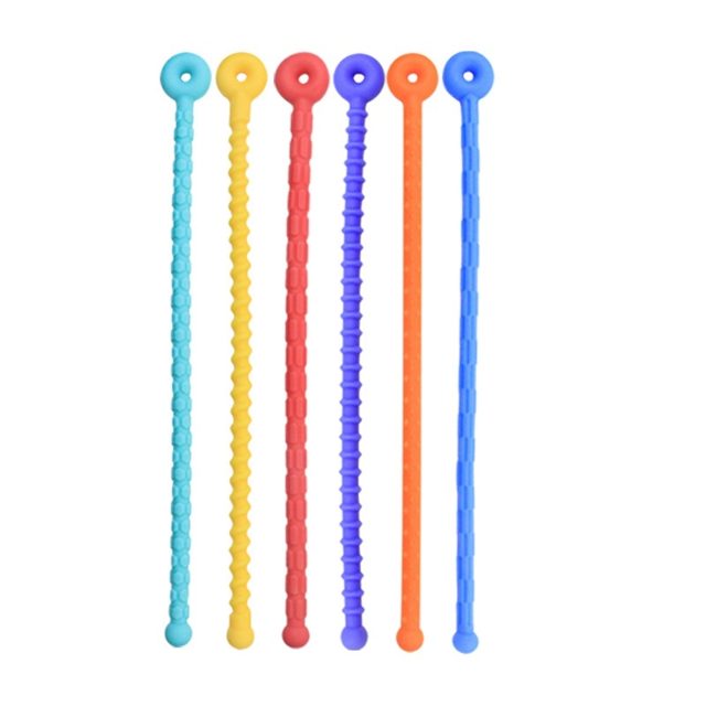 Bendy Silicone Twist Sticks (6-Pack)