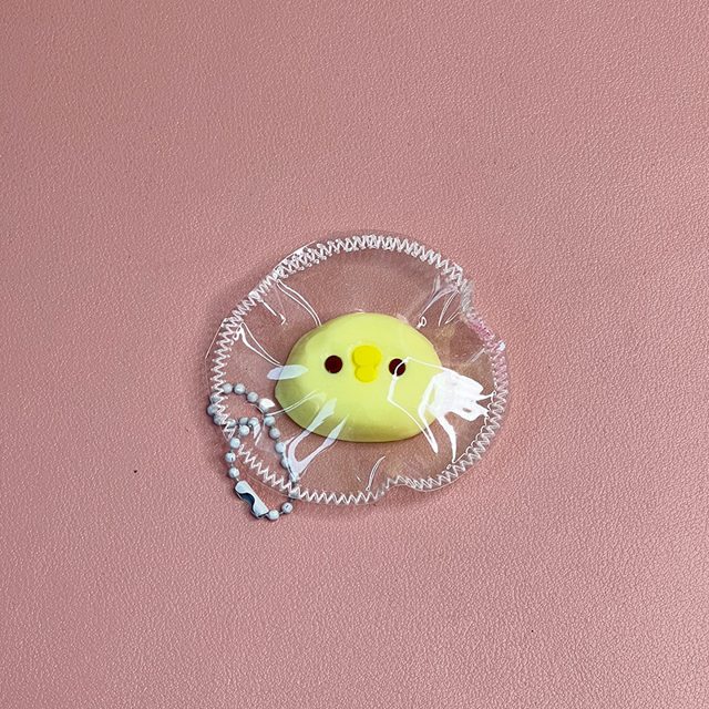 Little Yellow Chick Squishy Bag Charm