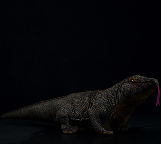 Realistic Komodo Dragon Lizard Plush — photo 3