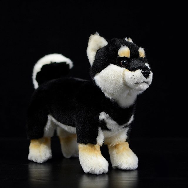 Lifelike Standing Husky Pup Plush โ photo 5