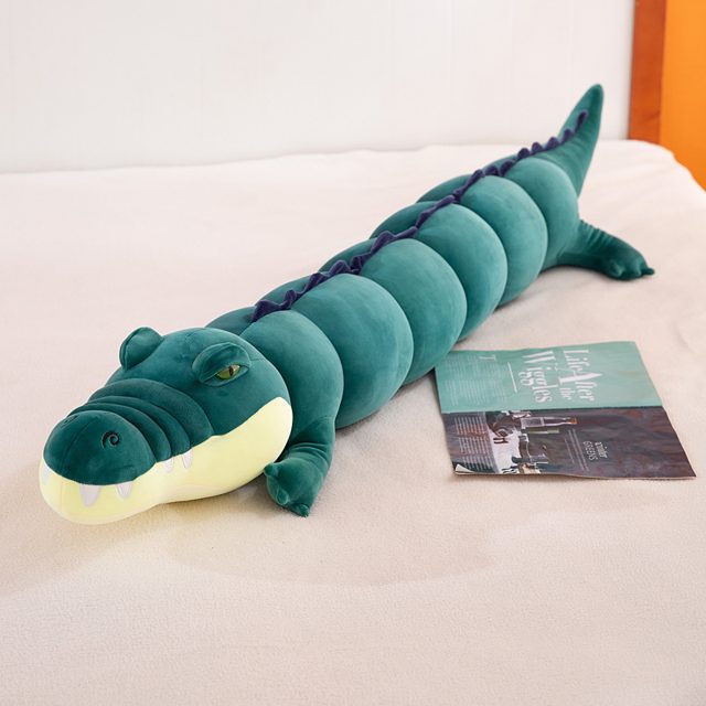 Long Snuggly Crocodile Body Pillow โ photo 3