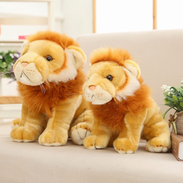 Realistic Lion Cub Plush (20 cm) โ photo 2
