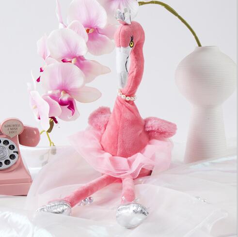 Ballerina Flamingo Plush in Tutu