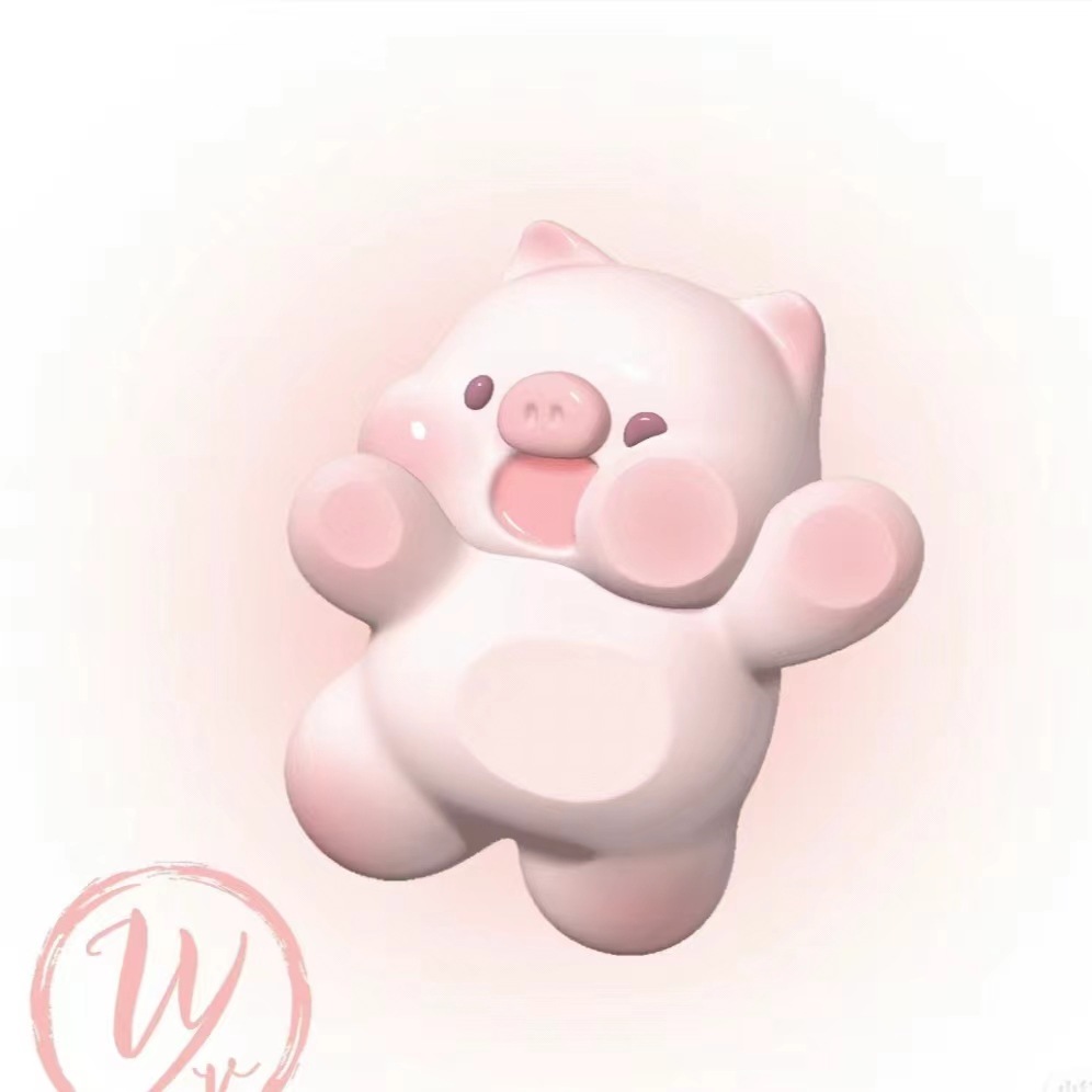 Waving Pink Piggy Squishy โ photo 5