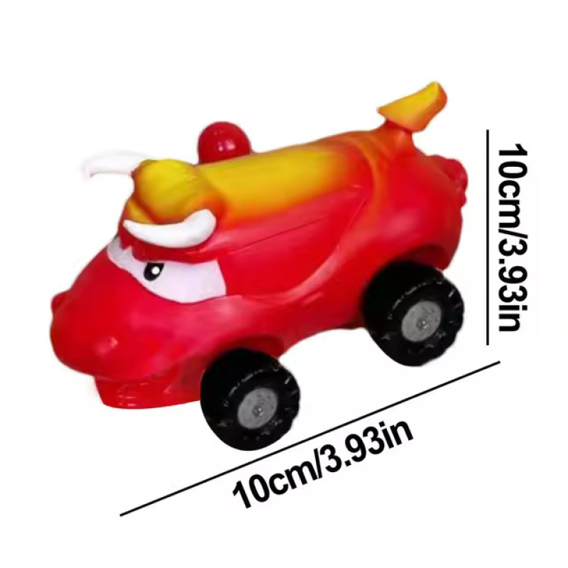 Squishy Bull Racer Car Slow-Rise Squeeze Toy