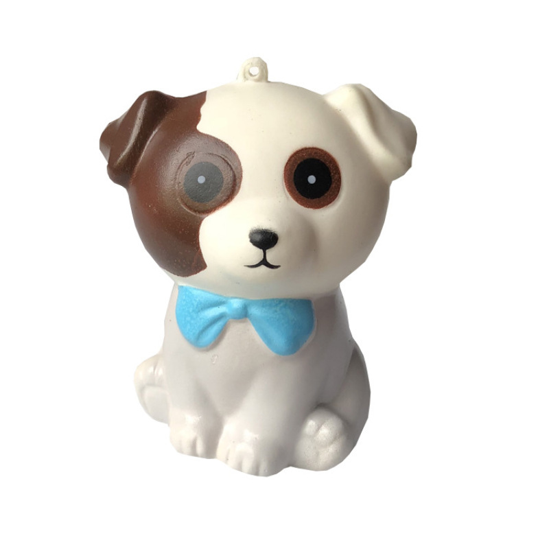 Bow-Tie Puppy Slow-Rise Squishy