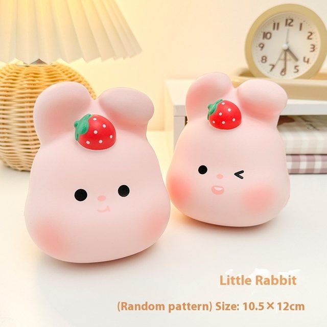 Strawberry Bunny Slow-Rise Squishy