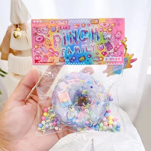 Sprinkle Cream Donut Squishy