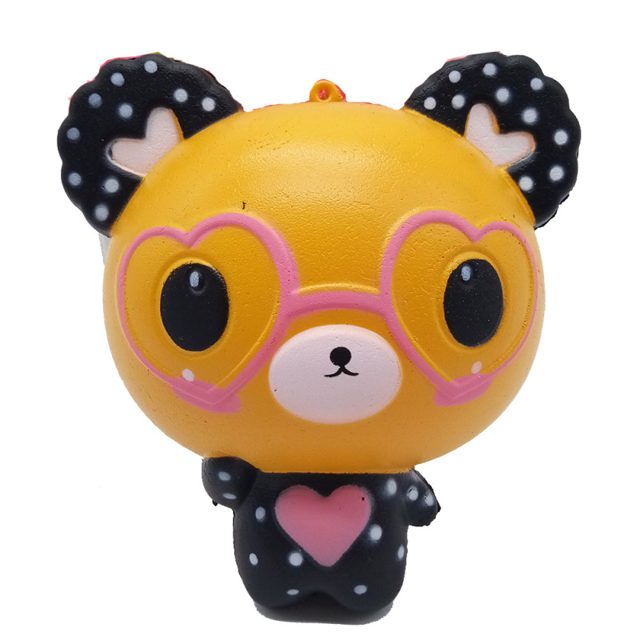Slow-Rise Lemon Bear in Pink Heart Glasses