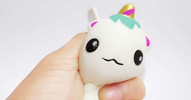 Slow-Rise Unicorn Kitty Squishy