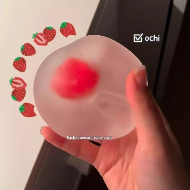 Strawberry Cloud Squishy Ball