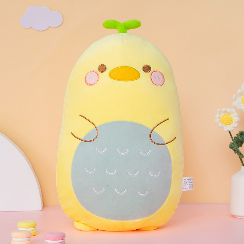 Soft Yellow Cat Pillow Plush โ photo 3