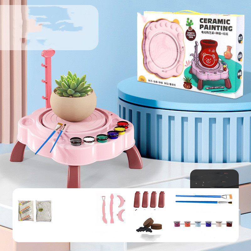 Kids Electric Pottery Wheel DIY Craft Kit โ photo 4