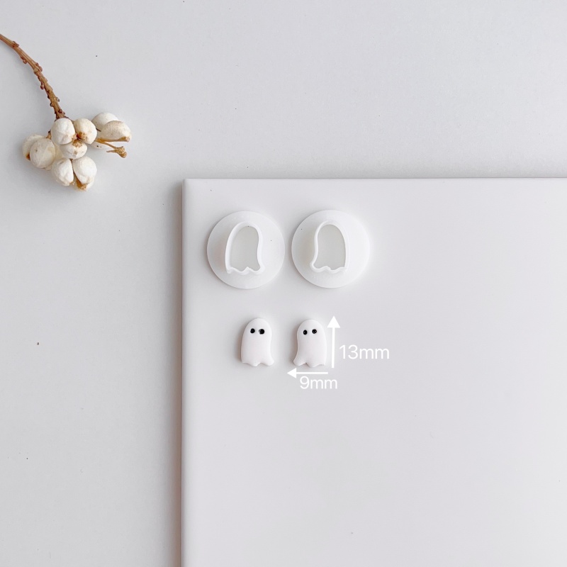 Mini Ghost Polymer Clay Stud Cutters โ photo 4